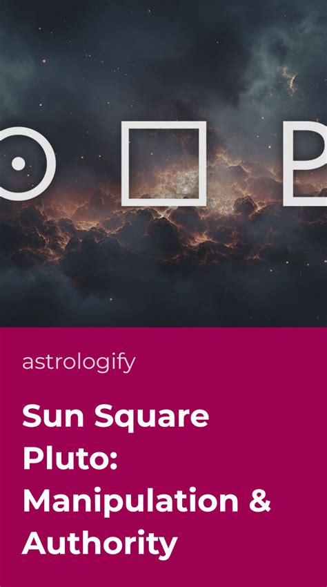 Sun Square Pluto