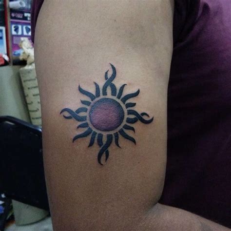 Sun Tattoo   Purple Sun Tattoo Tattoofilter - Sun Tattoo