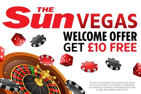 sun vegas casino £10 no deposit