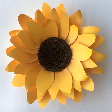 Download Sunflower Paper Template 