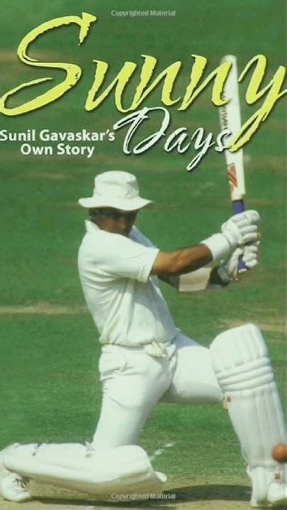 sunil gavaskar autobiography of benjamin