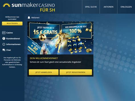 sunmaker casino anmelden Online Casino spielen in Deutschland