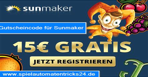 sunmaker casino gutscheincode fnhm france