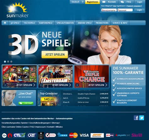 sunmaker casino login Top Mobile Casino Anbieter und Spiele für die Schweiz