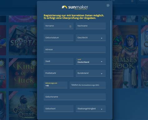 sunmaker casino login poen belgium