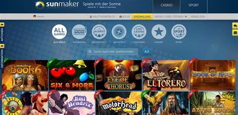 sunmaker casino spiele odym