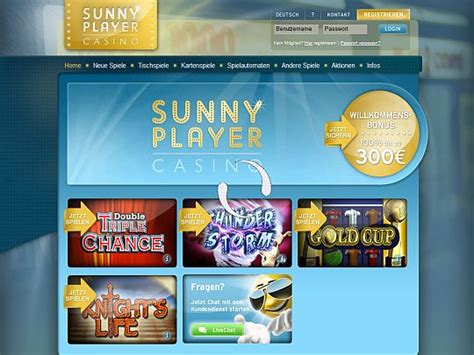 sunmaker und sunnyplayer bonus code 2020 Online Casino spielen in Deutschland