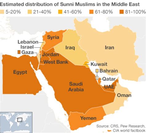 Sunni Shia Map