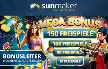 sunnyplayer sunmaker bonus code deutschen Casino