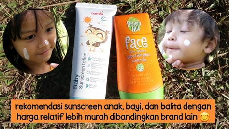 sunscreen untuk anak balita