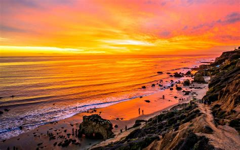 sunset california