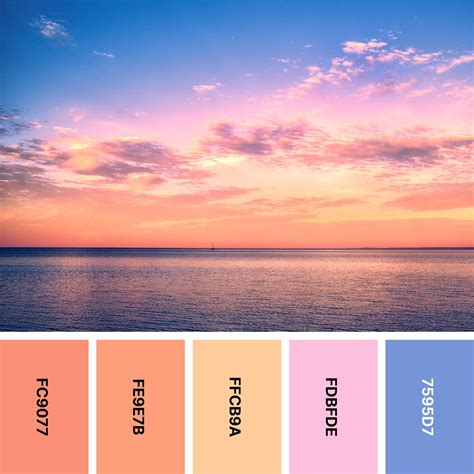 sunset color