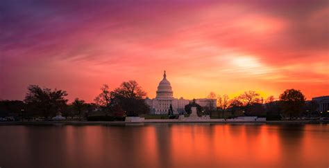 sunset washington dc