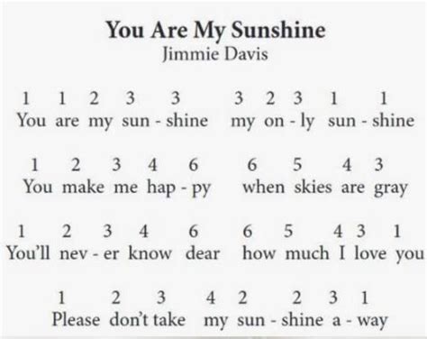 SUNSHINE LIRIK - CHRISTINA PERRI - YOU ARE MY SUNSHINE