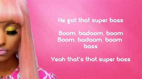 Super Bass Lyrics   Nicki Minaj Super Bass Clean Lyrics Genius Lyrics - Super Bass Lyrics