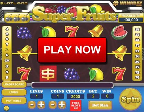 super fruit slot machine agcg canada