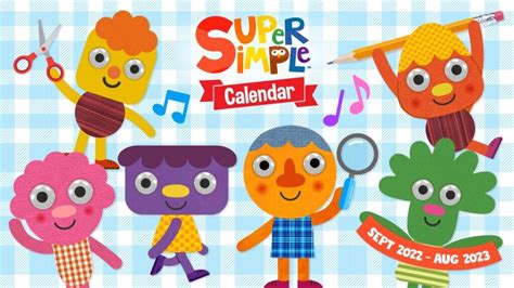 Super Simple Calendar Super Simple April Calendar For Kids - April Calendar For Kids