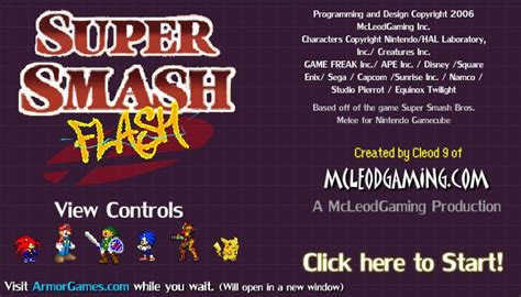 Super Smash Flash Walkthrough