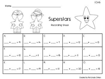 Super Star Worksheets Kiddy Math Superstar Math Worksheet - Superstar Math Worksheet