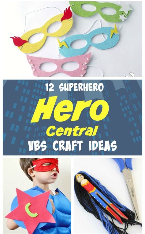 Superhero Vbs Crafts