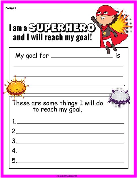 Superhero Worksheets Amp Activity Sheets Frugal Mom Eh Super Hero Worksheet - Super Hero Worksheet