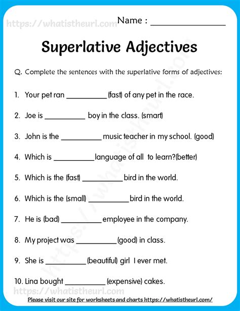 Superlative Adjectives Worksheets Bogglesworldesl Com Superlative Adjectives Worksheet - Superlative Adjectives Worksheet