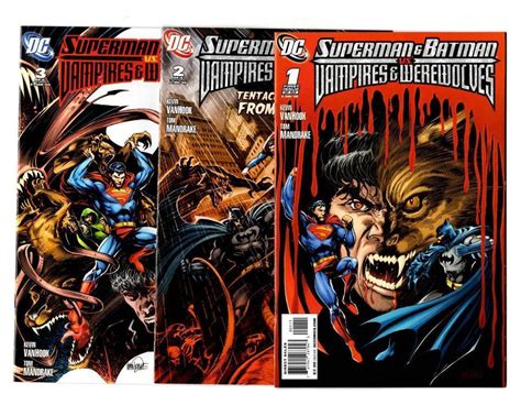 superman and batman vs vampires and werewolves