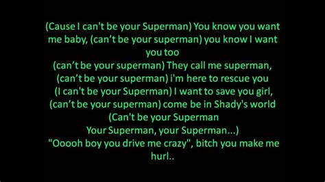 Superman Eminem Letra