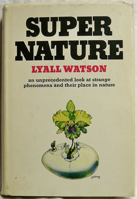 Supernature Lyall Watson