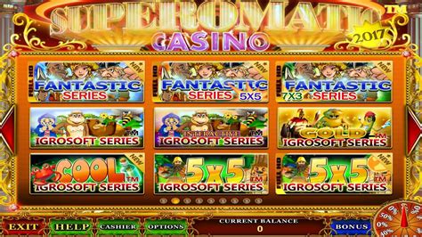 superomatic casino подключение к онлайн казино