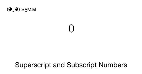 Superscript And Subscript Numbers ⁰ ¹ ² Copy Big To Small Numbers - Big To Small Numbers