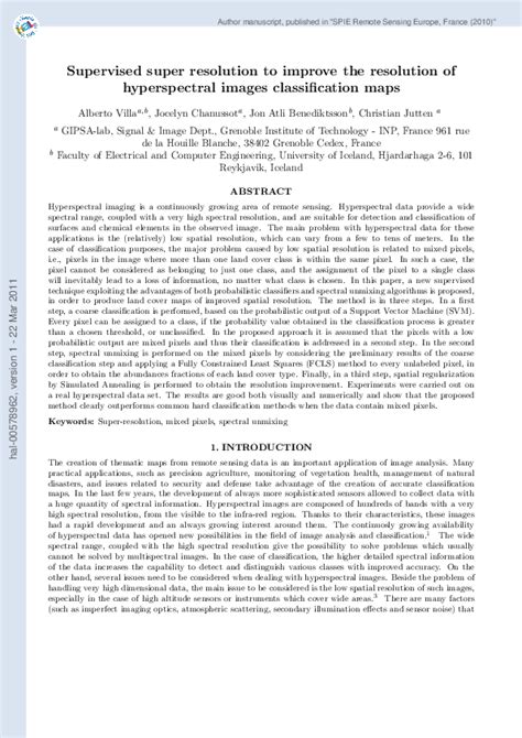 Full Download Supervised Super Resolution To Improve The Resolution Of 