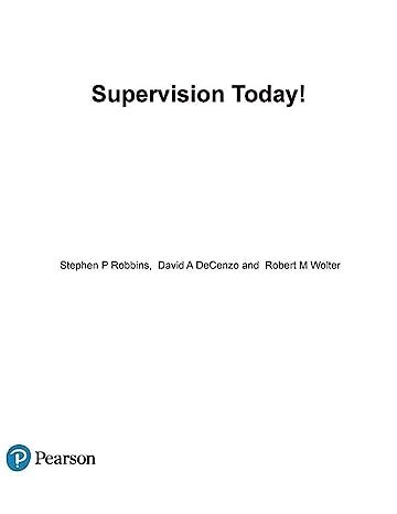 Read Online Supervision Today Edition Stephen Robbins 
