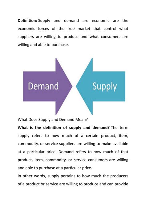 Supply Amp Demand Understanding Economics Notes Amp Worksheet Understanding Demand Worksheet - Understanding Demand Worksheet
