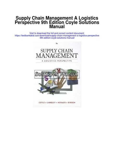 Read Online Supply Chain Management Coyle 9Th Edition Solution 