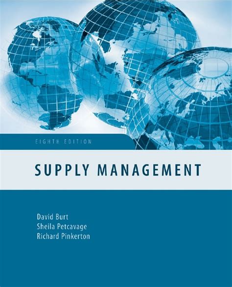 Read Supply Management 8Th Edition David Burt 