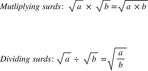 Surds Maths Genie