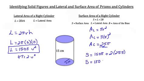 Surface Area Of Prisms And Cylinders Worksheet Live Cylinder Surface Area Worksheet - Cylinder Surface Area Worksheet