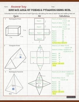 Surface Area Of Solids Using Nets Examples Solutions Nets Surface Area Worksheet - Nets Surface Area Worksheet