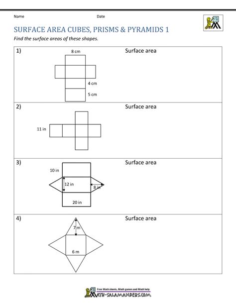 Surface Area Worksheets 6th Grade Download Free Pdfs Surface Area Worksheets 6th Grade - Surface Area Worksheets 6th Grade