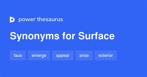 Surface Synonym