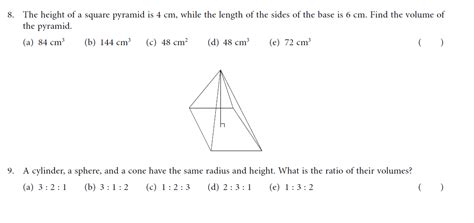 Full Download Surface Area And Volume Multiple Choice Questions 