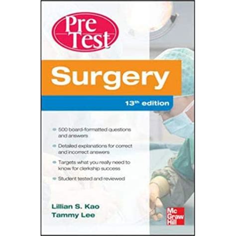 Download Surgery Pretest 13Th Edition 