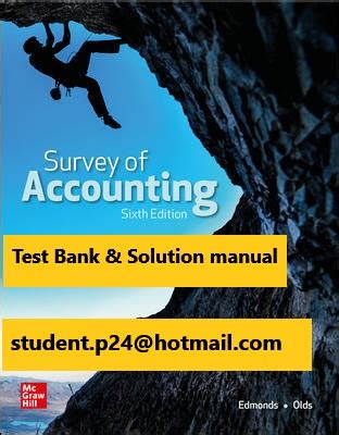 Full Download Survey Of Accounting Sixth Edition Answer Key 