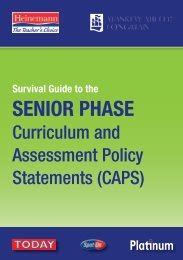 Read Online Survival Guide To The Senior Phase Caps 