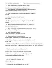 Surviving The Dust Bowl Answers Docx Course Hero The Dust Bowl Worksheet Answers - The Dust Bowl Worksheet Answers