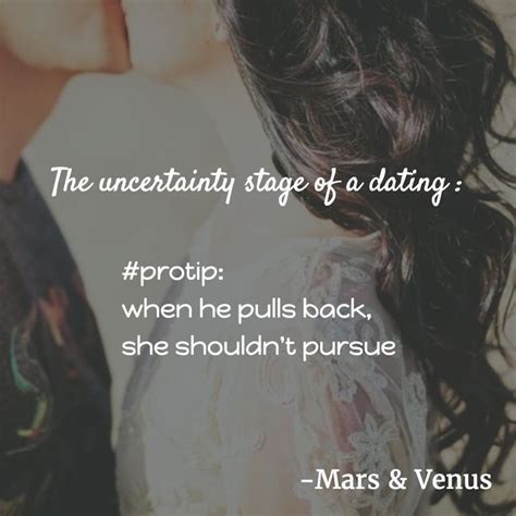 surviving the uncertainty stage of dating life