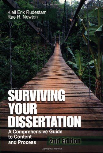 Surviving Your Dissertation A Comprehensive Guide To Content And Process