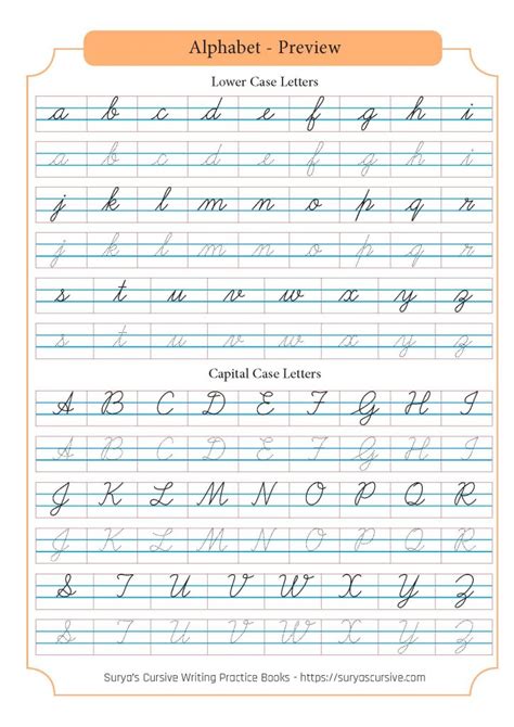 Surya Cursive Writing Book