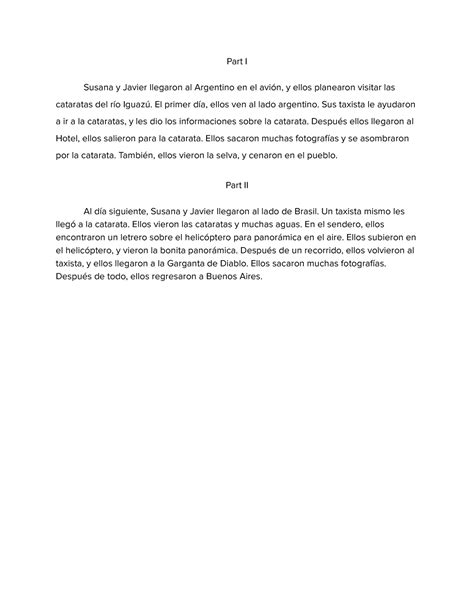 Download Susana Y Javier Chapter Summaries 